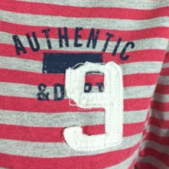 Cocoa Authentic Vintage Hoodie Small Pink Striped - Picture 3 of 7